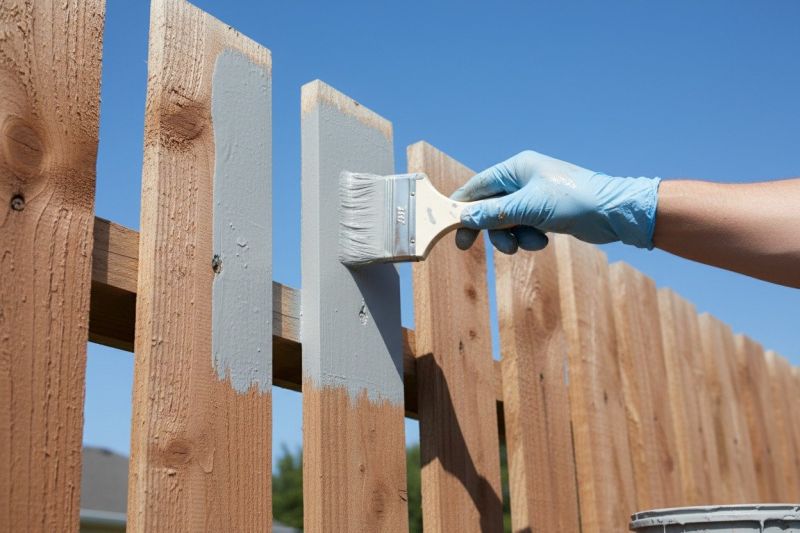 Fence Painting Or Staining