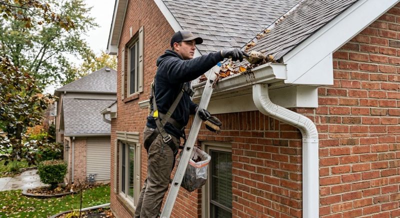 Gutter Cleaning And Minor Gutter Repair Services
