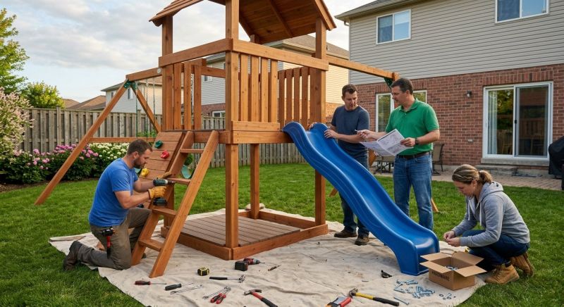 Safety Considerations For Backyard Playground Installation