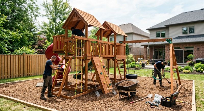 Safety Considerations For Backyard Playground Installation