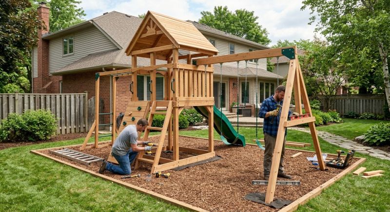 Safety Considerations For Backyard Playground Installation
