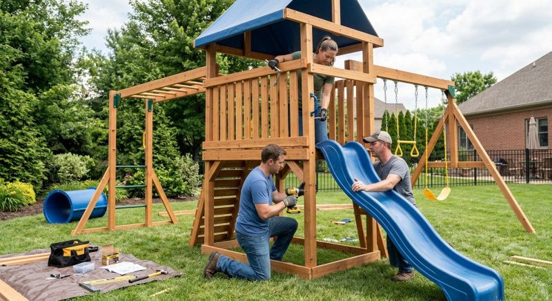 Safety Considerations For Backyard Playground Installation