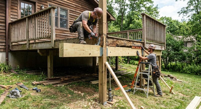 Signs Of Wood Rot On Residential Decks
